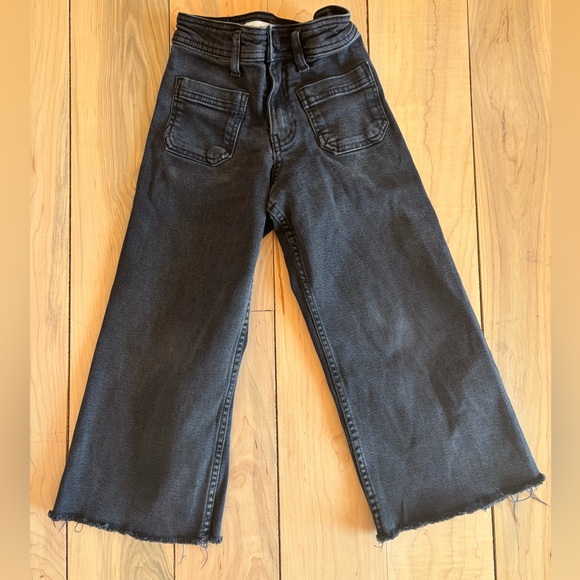 Zara Other - Zara  Girls Jeans. Black.  Wide-Leg Jeans.